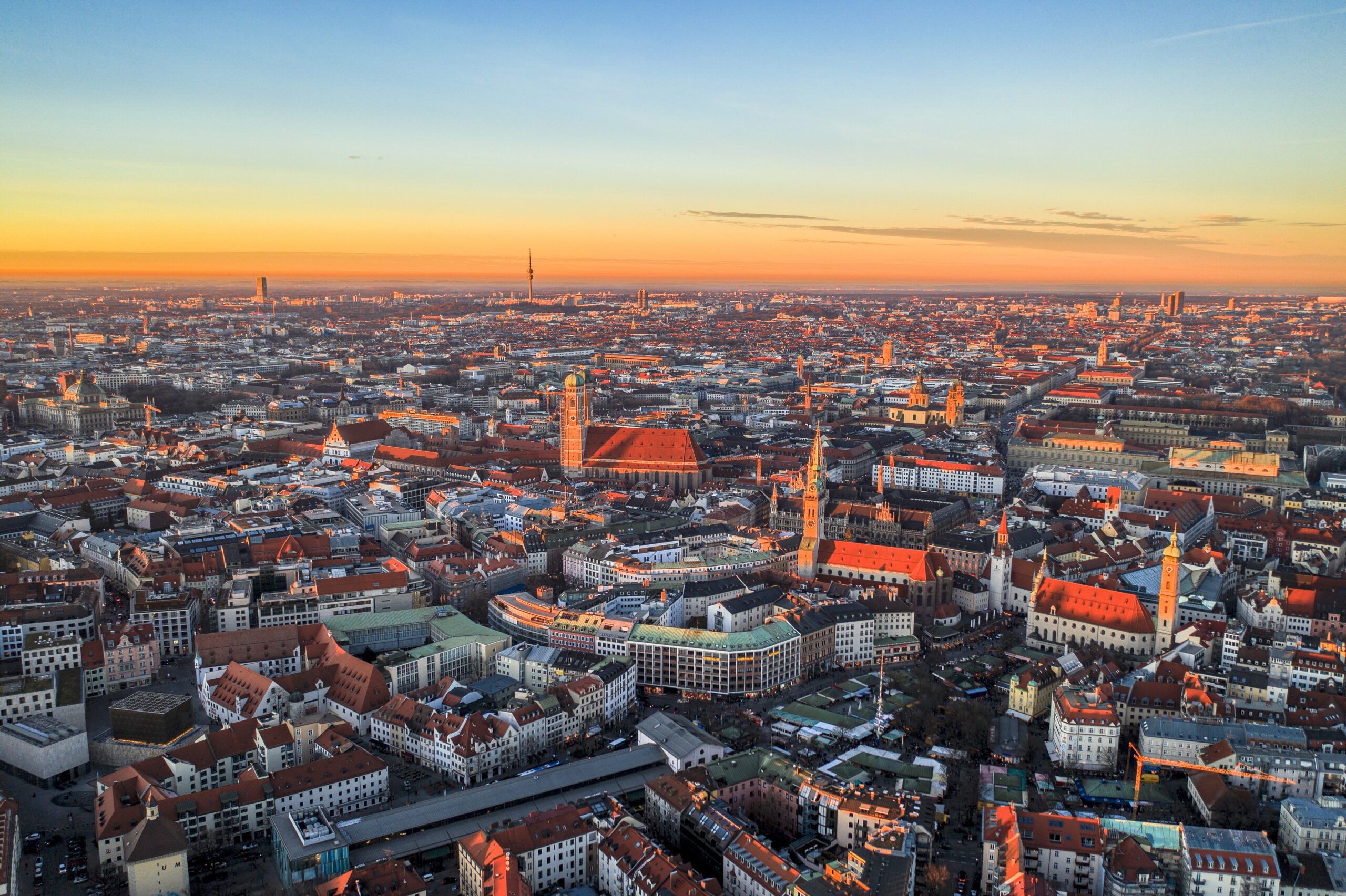 München Innenstadt von Oben